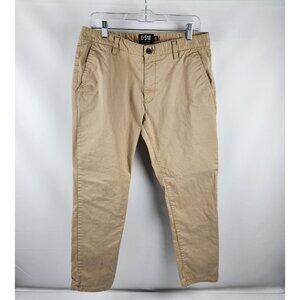 U-510 Pants Mens 33x27 Tan Chino Ankle Pant